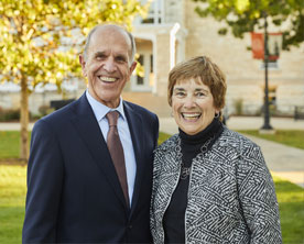 Betty Jo and Doug Klingberg ’63. Link to their story