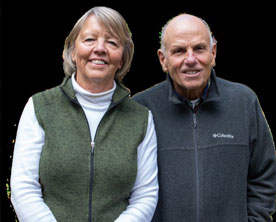 Dr. John Schrock ’65 and Mary Berube. Link to this story